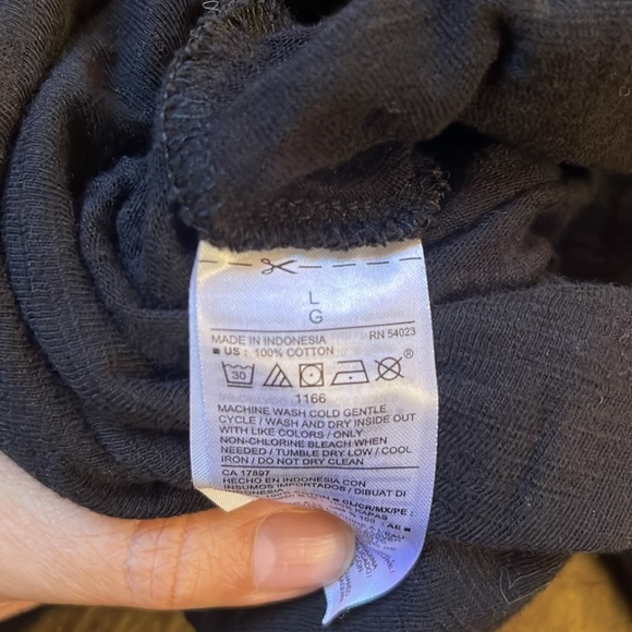 Old Navy Black Casual Cotton Jumpsuit with Pockets Size L - Picture 14 of 14